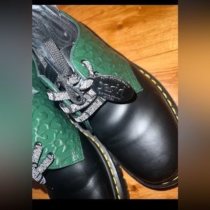 Dr Martens × X-girl chunky flatform shoes with logo laces in black